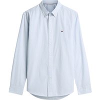 Tommy Hilfiger Flex Hairline Poplin Flex Shirt - Blue - 2XL