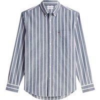 Tommy Hilfiger Regular Fit Brushed Flannel Stripe Shirt - Navy - L