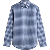 Tommy Hilfiger Flex Poplin Tartan Shirt - Blue - M