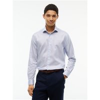 Tommy Hilfiger New York Label Flex Collar Twill Shirt - Blue - L