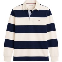 Tommy Hilfiger Essential Stripe Rugby Shirt - Blue - M