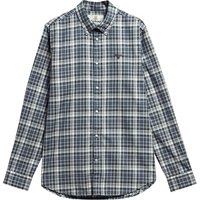 Barbour Mosswood Tailored Fit Checked Shirt - Navy - 2XL