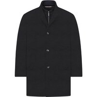 Bugatti Mens Wool Overcoat with Padded Vest - Navy - 38R
