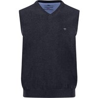 Fynch Hatton Slipover Superfine Vest Sweater - Navy - M