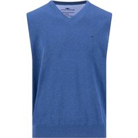 Fynch Hatton Slipover Superfine Vest Sweater - Blue - M