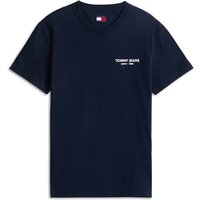 Tommy Jeans Slim Ny Linear Chest T-shirt - Navy - S