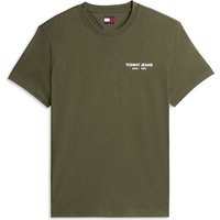 Tommy Jeans Slim Ny Linear Chest T-shirt - Green - S