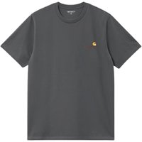 Carhartt S/S American Script T-Shirt - Grey - L