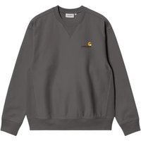 Carhartt American Script Sweat - Graphite Grey - M