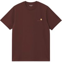 Carhartt S/S American Script T-Shirt - Wine - L