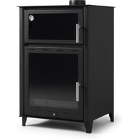 Estufa de leña con horno fuerteventura 13kw prensa stove
