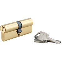 Cilindro estándar latonado con tres llaves 40x30mm
