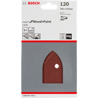 Set de 5 lijas multi b&d mouse grano 120 bosch