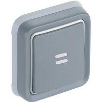 Pulsador con luz plexo estanco empotrar