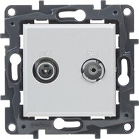 Toma tv-r/sat int aluminio legrand niloe step
