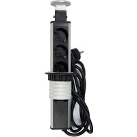 Base 3 tomas empotrable usb