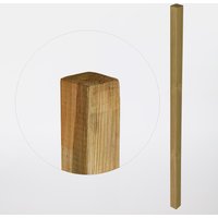 Poste de madera 240 x 9 x 9 cm blooma