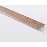 Perfil de unión plano aluminio "decor280" 93 x 3,7 cm madera