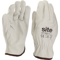 Guantes de cuero conductor site talla l