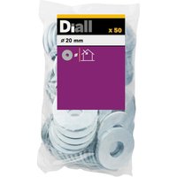 Arandela ancha m20 diall 50 uds