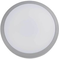 Aplique led estanco sanbo 20 w ip65 30 cm gris