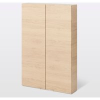 Mueble de baño auxiliar suspendido idalie color roble 90x60x15cm