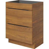 Mueble de baño idalie color nogal 60x45cm