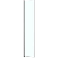 Mampara de ducha pivotante transparente 40 cm cromado calia cooke & lewis