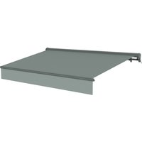 Toldo eléctrico 4x3 gris poly blooma