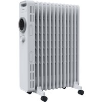 Radiador de aceite 2500w blanco bodner