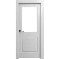 Puerta de interior acristalada aleko blanco derecha 72,5 cm
