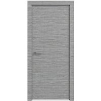 Puerta de interior carina gris derecha 82,5 cm