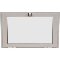 Ventana aluminio oscilobatiente blanco 45x90 cm