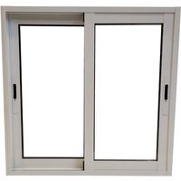 Ventana aluminio corredera blanco 60x60 cm