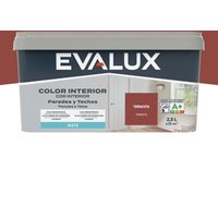Pintura interior terracota 2,5 l evalux