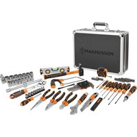 Maletín 122 piezas herramienta manual magnusson