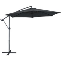 Parasol excéntrico kigali 3m gris
