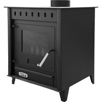 Estufa de leña teide 12,6kw prensa stove