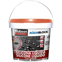 Silicona líquida impermeabilizante teja 1 kg rubson