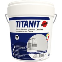 Pintura plástica titanit blanca mate 4l