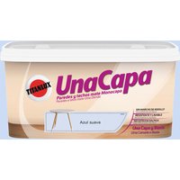 Pintura color una capa azul suave 4l
