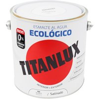 Esmalte titanlux ecológico satinado blanco 4l