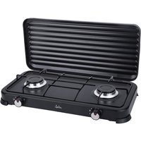 Cocina de gas portátil 2 quemadores jata