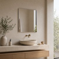 Espejo rectangular basic 80x60cm els banys