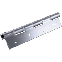 Bisagra simple de aluminio color inox
