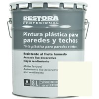 Pintura blanco roto restora profesional 8 l