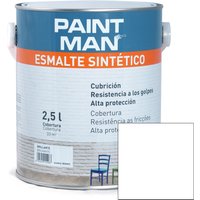 Esmalte sintético blanco brillante paintman 2,5 l