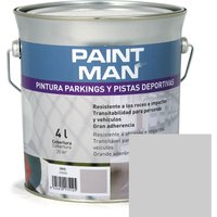Pintura parkings y pistas deportivas gris paintman 4 l