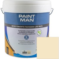Revestimiento fachadas liso mate gris piedra paintman 15l