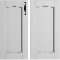 Puerta rinconero bajo cocina rustic blanco mate 70 x 35 cm